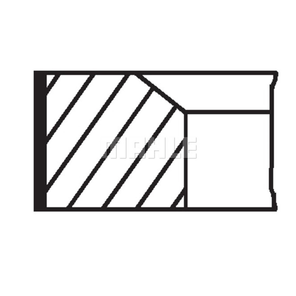 Mahle Piston Ring Kit for Mercedes 190 G-Class 124 123 Top German Performance