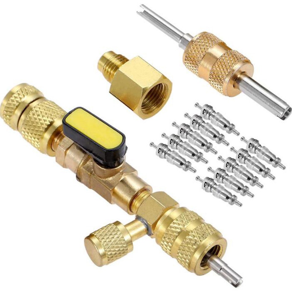 R410A R22 Valve Core Remover Installer Tool Dual Size 1/4