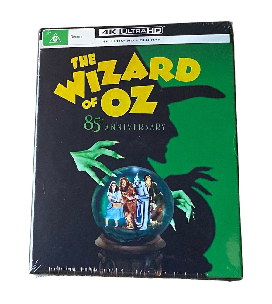 Wizard of Oz 85th Anniversary Steelbook 4K UHD + Blu-ray Region Free