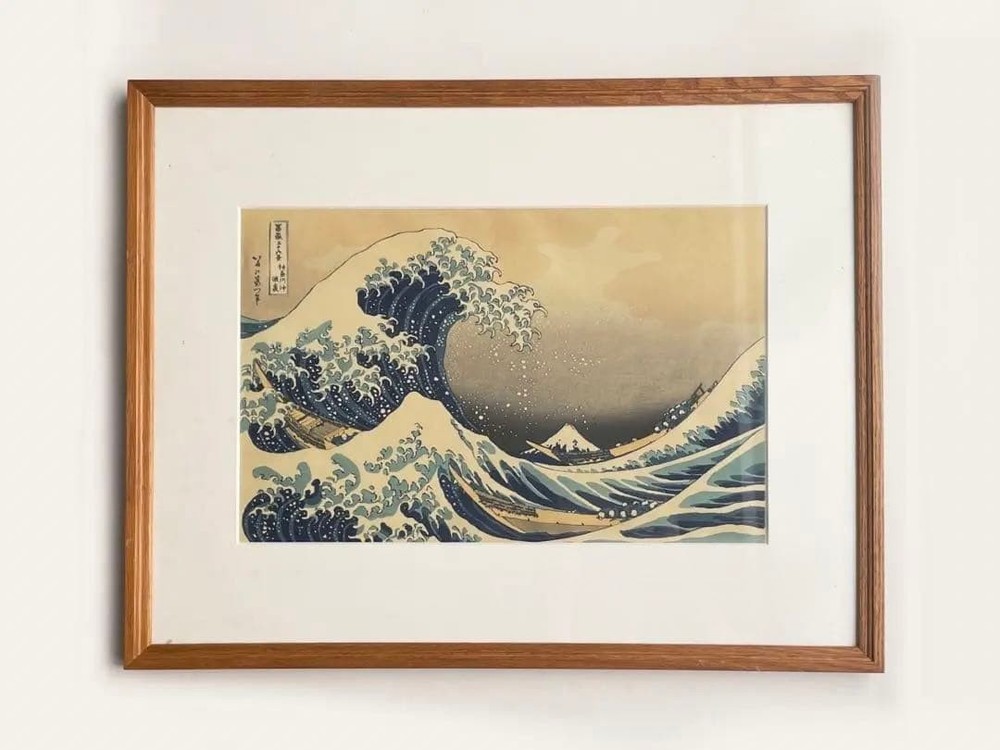 Y0221 Katsushika Hokusai Thirtysix Views of Mt. Fuji Great Wave Off Kanagawa Pub