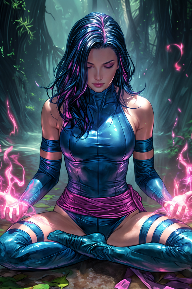PSYLOCKE 06 Fine Art Print 13x19 Limited to 1 of 30 X-Force Wolverine MCU