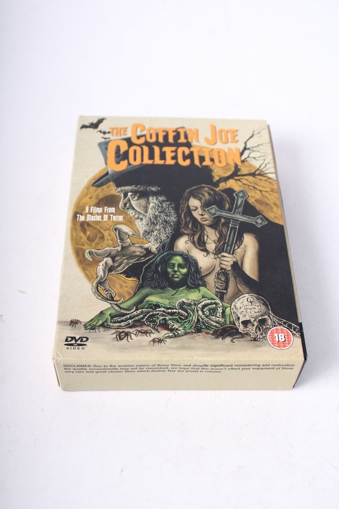 THE COFFIN JOE COLLECTION. 9 FILMS.Dvd.5 Disc Boxset.Brand New,Sealed.Reg 2