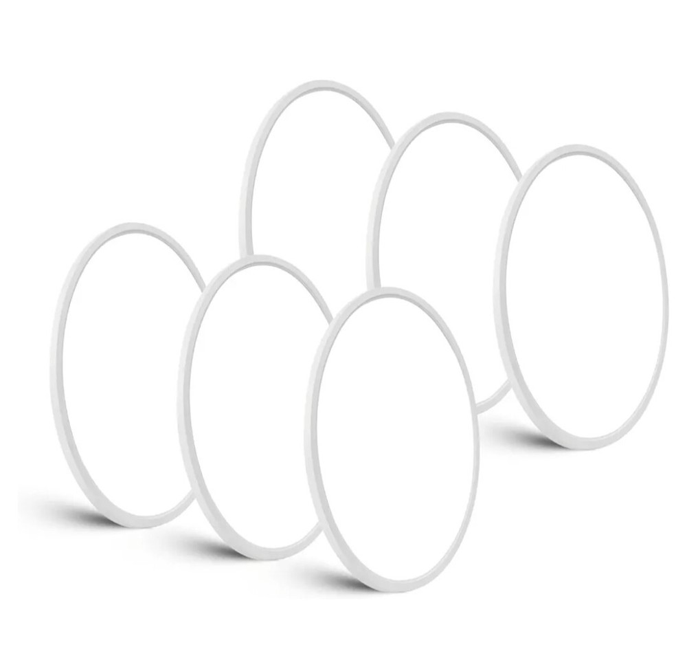 TALOYA 6 Pack LED Flush Mount Ceiling Light Fixtures, 12 Inch 5 Color Selectable