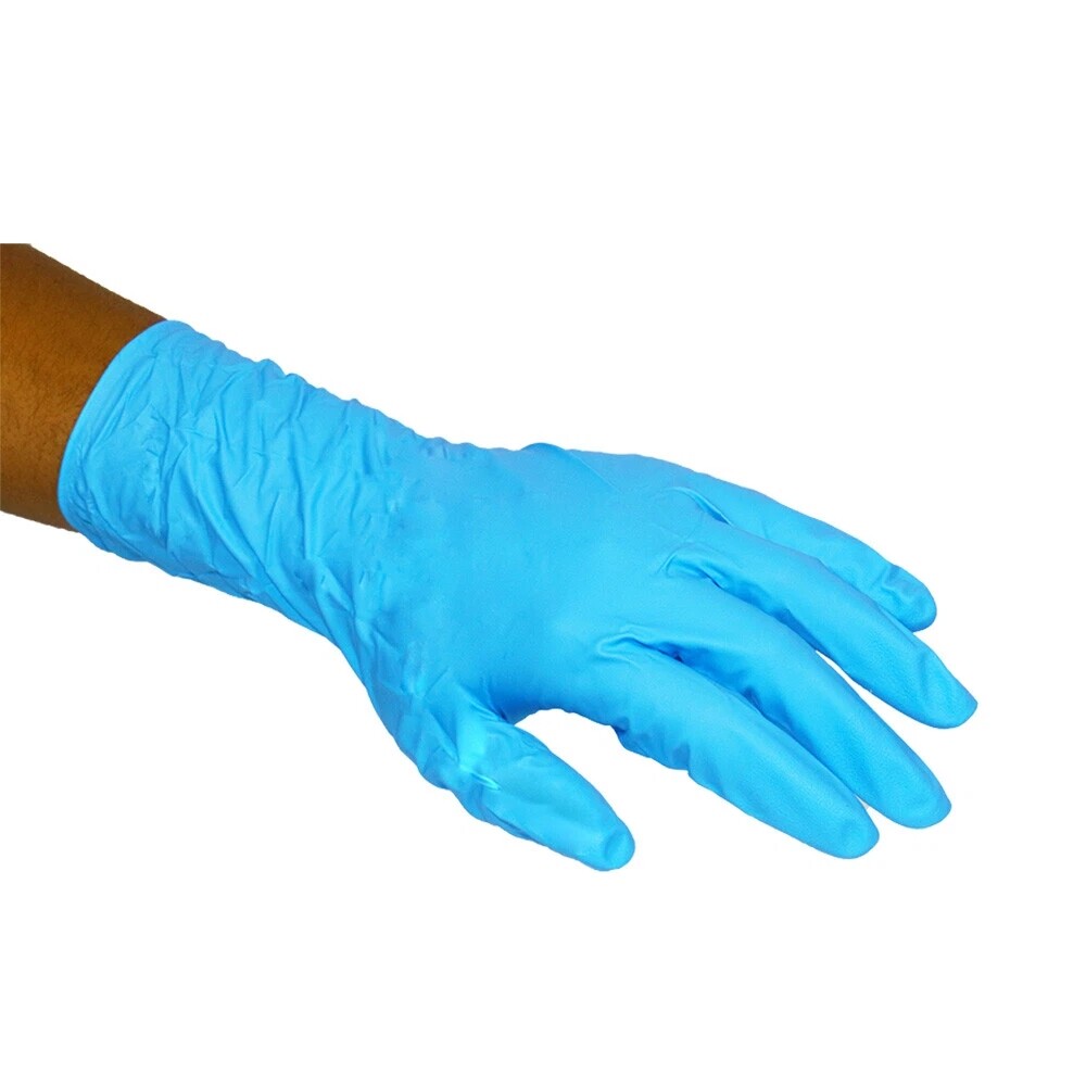 18000-Piece Blue Nitrile Exam Gloves 8 Mil Powder-Free Medical Grade Disposable