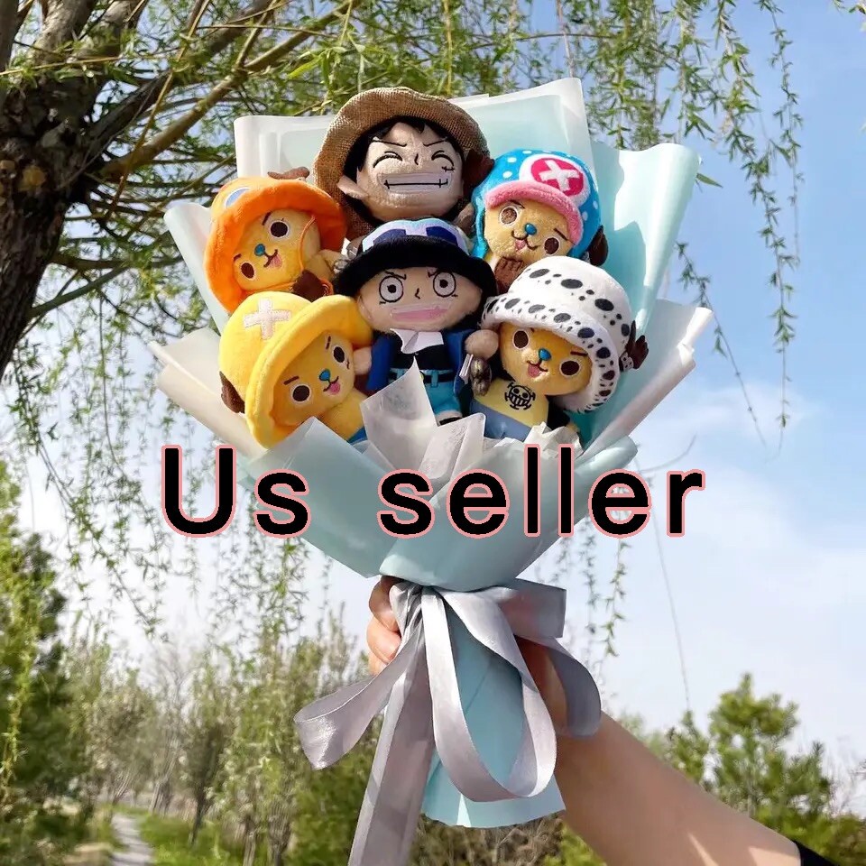 one piece plush Flower Bouquet Creative Handmade Craft Valentine Christmas & Gra