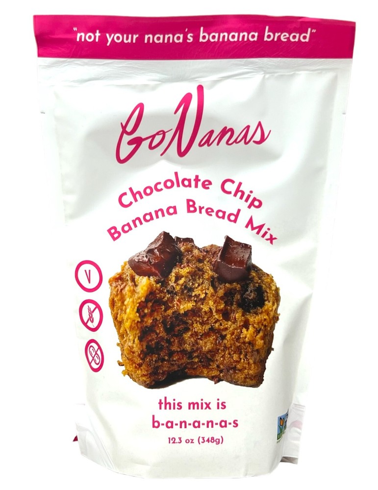 Go Nanas Chocolate Chip Banana Bread Mix 12.3 oz