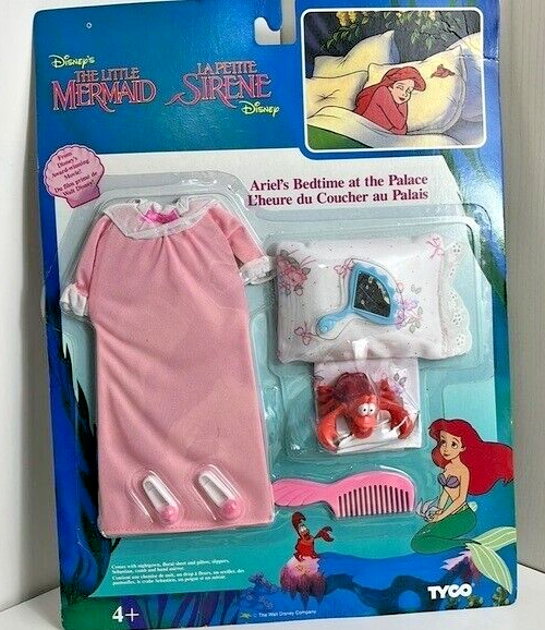 Disney Little Mermaid Ariel's Bedtime at the Palace Accessory Set Tyco 90's NOS