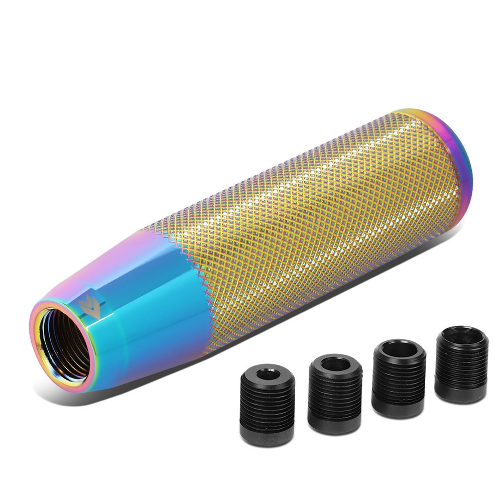 NRG Innovation 120mm Tall Aluminum Knurl Hidden Gem Short Shift Knob SK-800MC