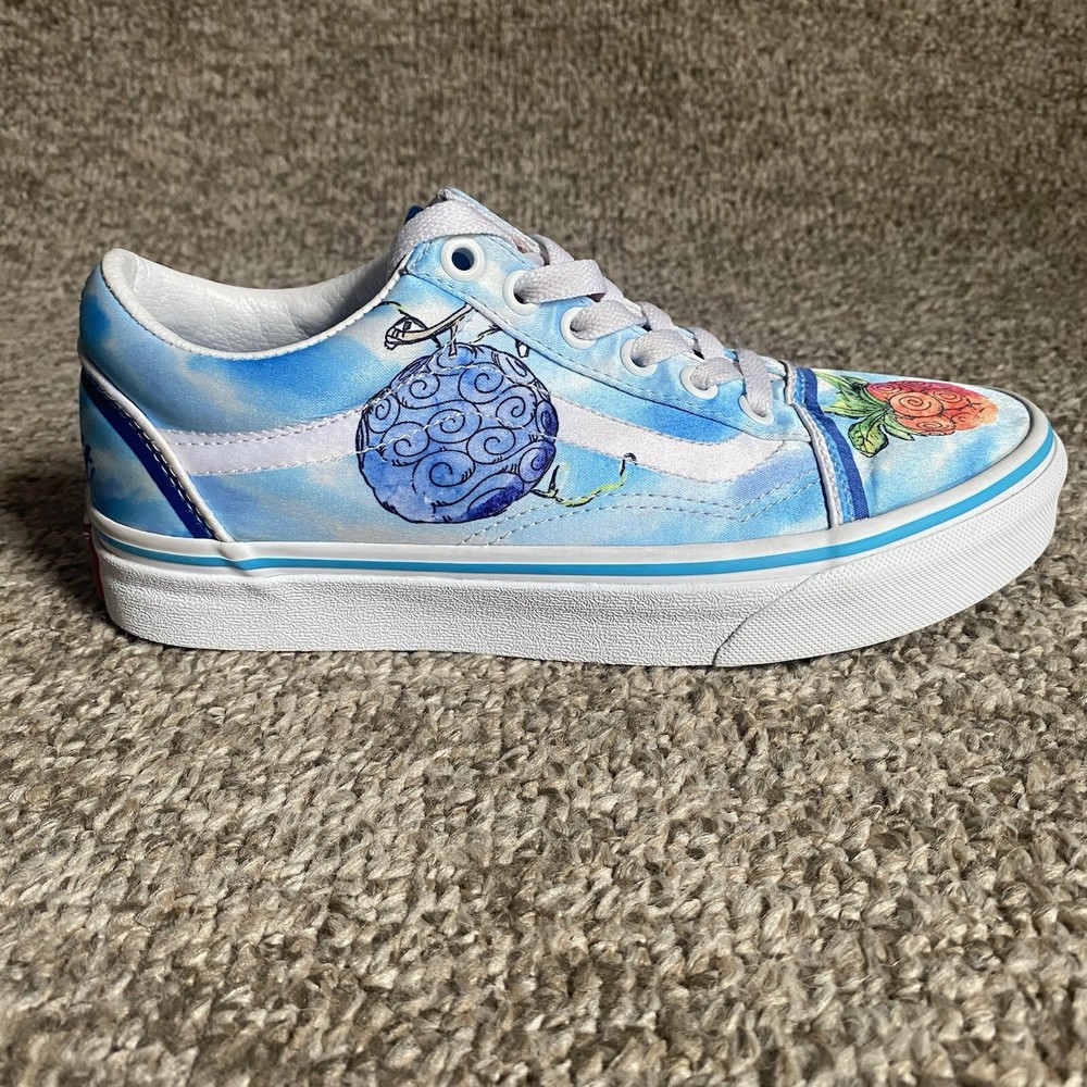 VANS Old Skool x One Piece Sneakers Womens Size 6.5 Devil Fruit Low Top Mens 5
