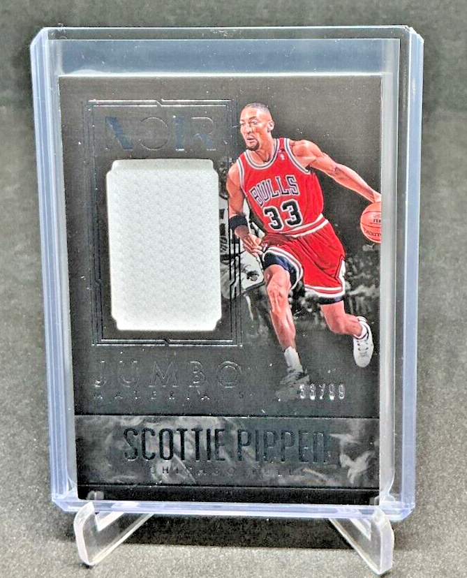 2016/17 Panini NOIR SCOTTIE PIPPEN Jersey Patch 33/99 Jersey Match Bulls