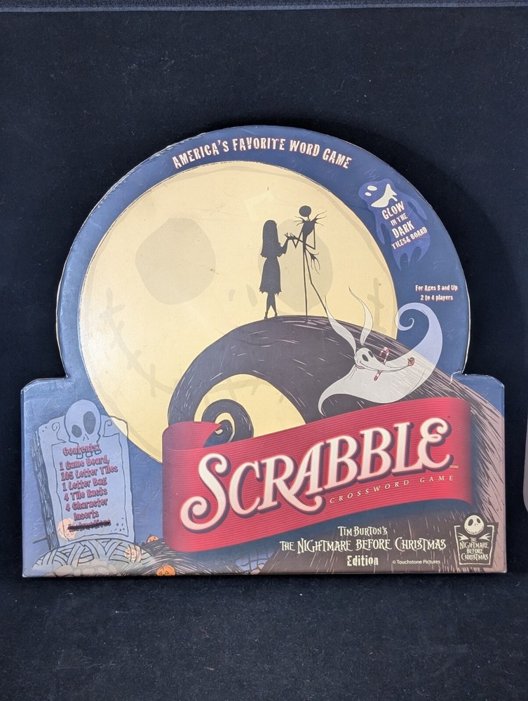 Hasbro Scrabble Nightmare Before Christmas Edition Missing Instructions