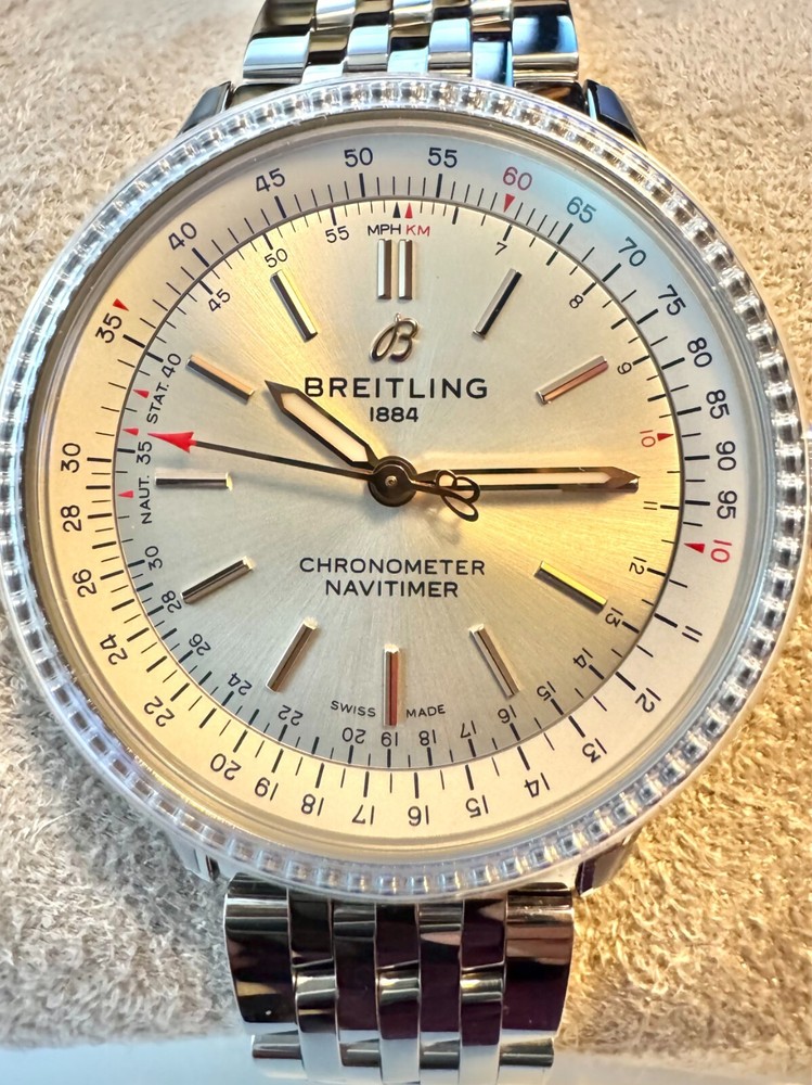 Breitling Navitimer Automatic 35 Stainless Steel Watch New