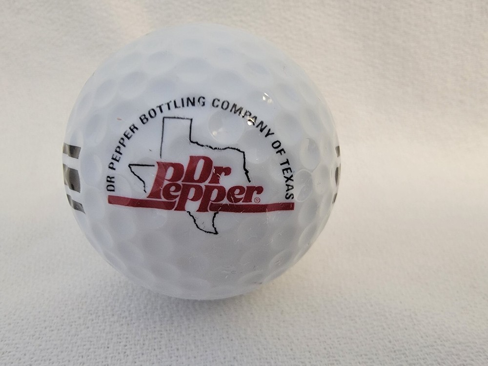 Dr Pepper Bottling Company of Texas Logo Golf Ball Pinnacle Practice
