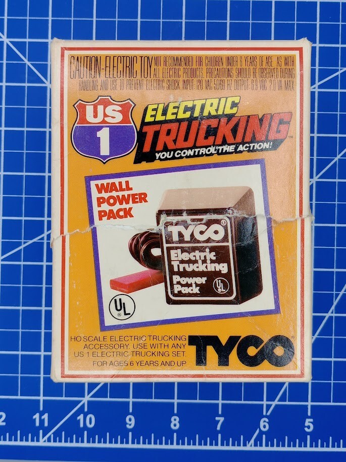Vintage Tyco Slot Car Power Supply / Wall Pack HO Scale 610c Hobby Transformer