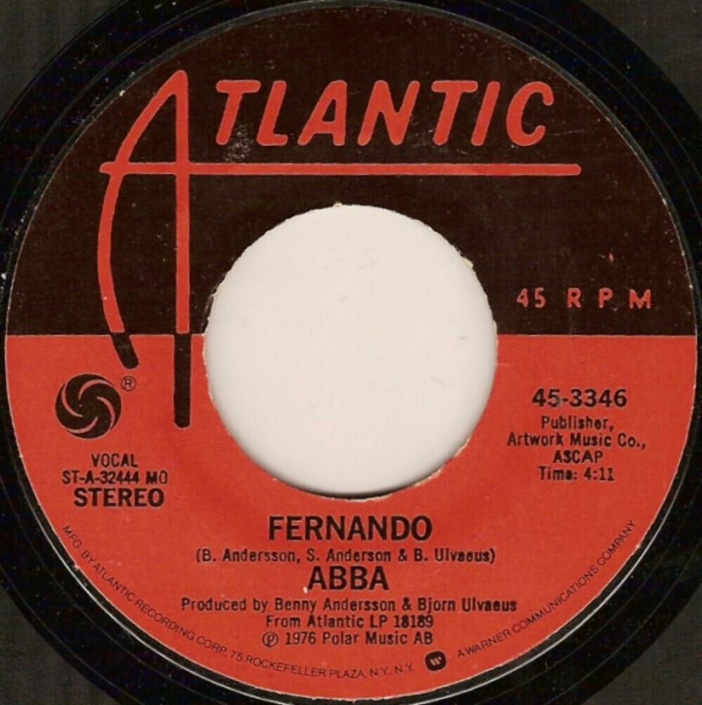 ABBA - Fernando / Rock Me - Atlantic - 45-3346 - 7