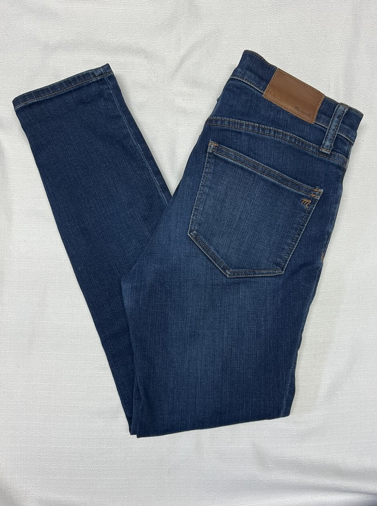 Madewell Road Tripper Low Rise Skinny Jeans Medium Wash Size 25  