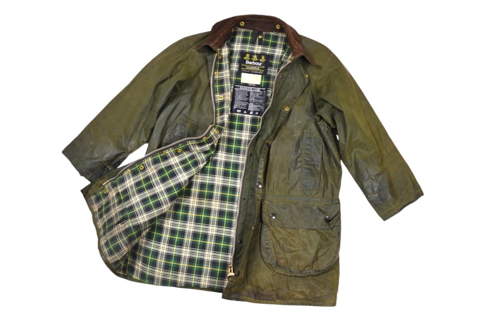 Men's Barbour Gamefair Jacket Vintage Green A123 England Classic Size C40/102cm