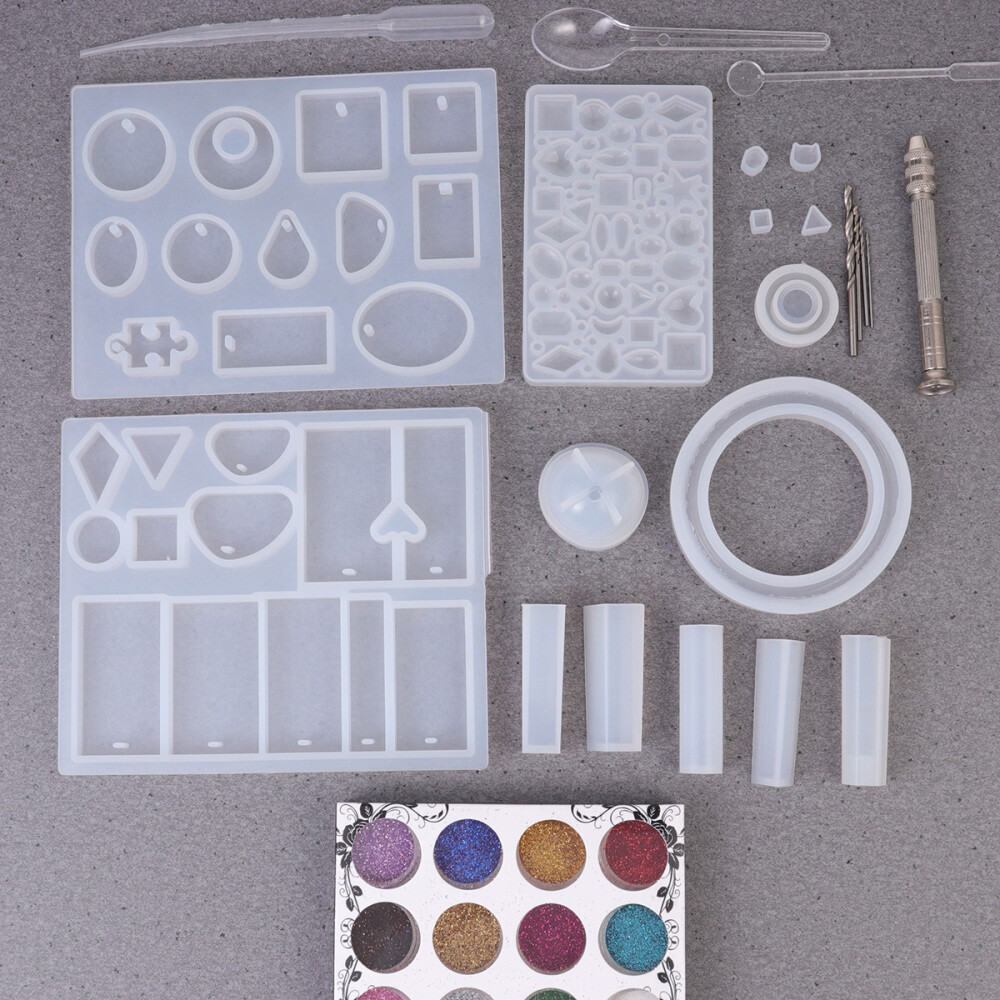 83pcs DIY Resin Jewelry Molds Kit for Earrings and Epoxy Crafts