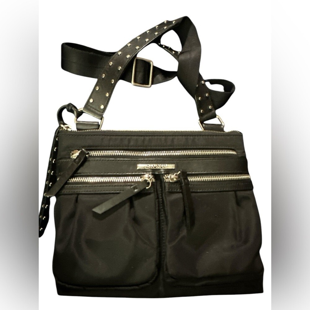 Brighton City Lights Austin Black Crossbody Hobo Purse