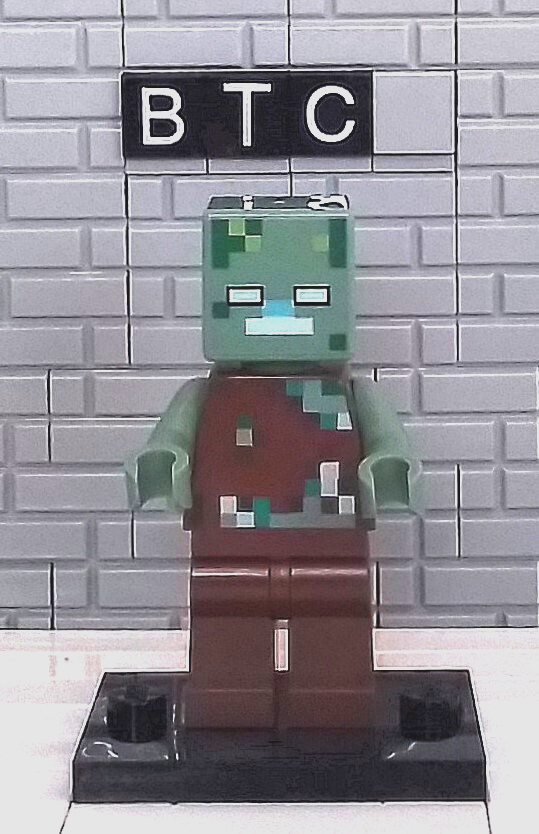 LEGO Minecraft 21178 Drowned Zombie Minifigure!