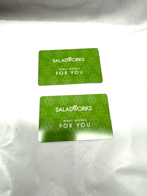 Saladworks $50 Gift Card Set Includes 2 x $25 Physical Cards-image