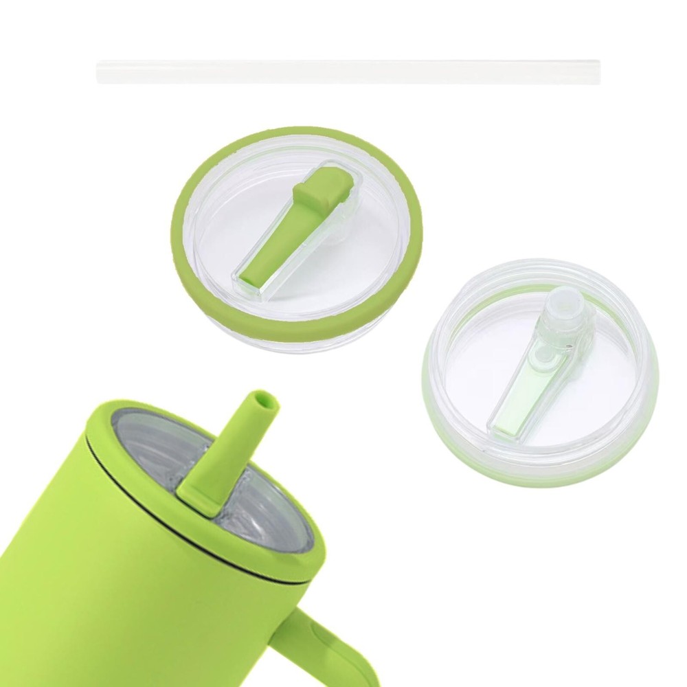 40oz Spill-Proof Flip Straw Lid Replacement for Stanley Cup Tumbler