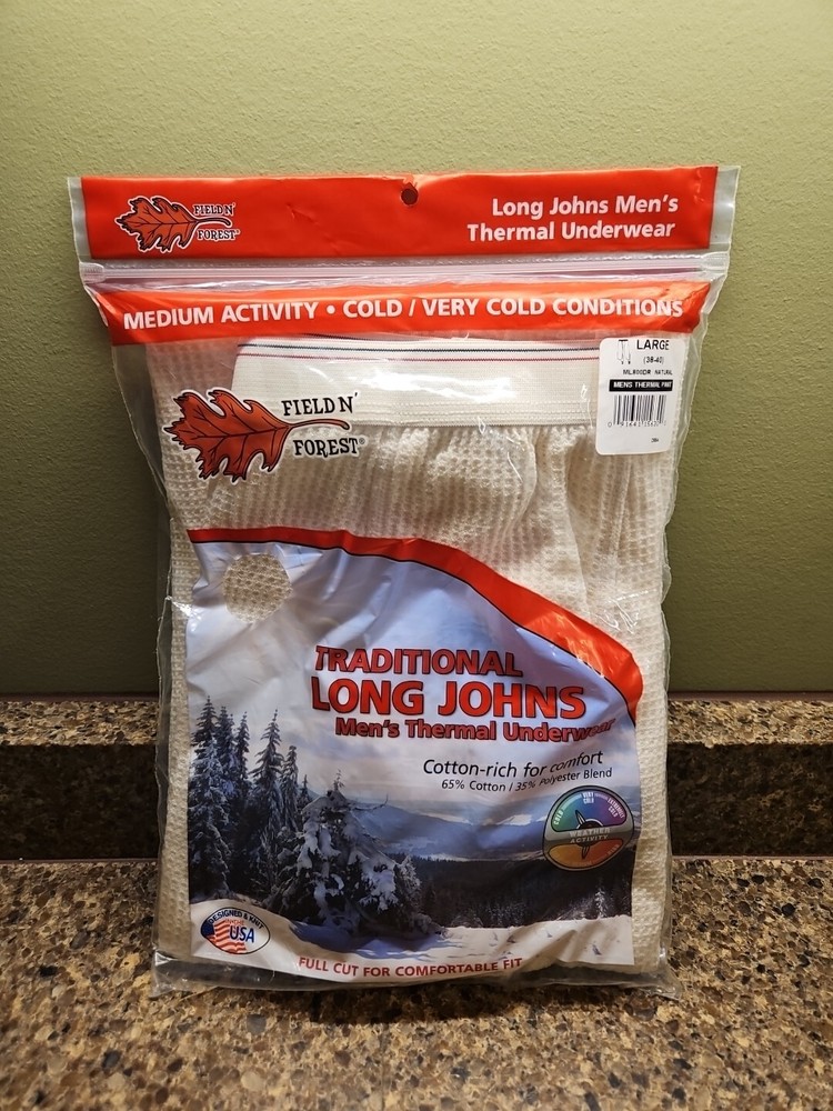 Field N Forest Thermal Underwear Pants Mens XL #MLT800DR Long Johns