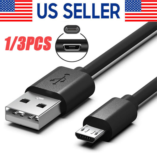 3ft 6ft Micro USB Fast Charging Cable for Samsung Android Phones