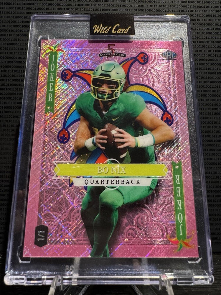 2023 Wild Card 5 Card Draw Jokers Wild - BO NIX - 1/1 Rookie Joker - One Of /1