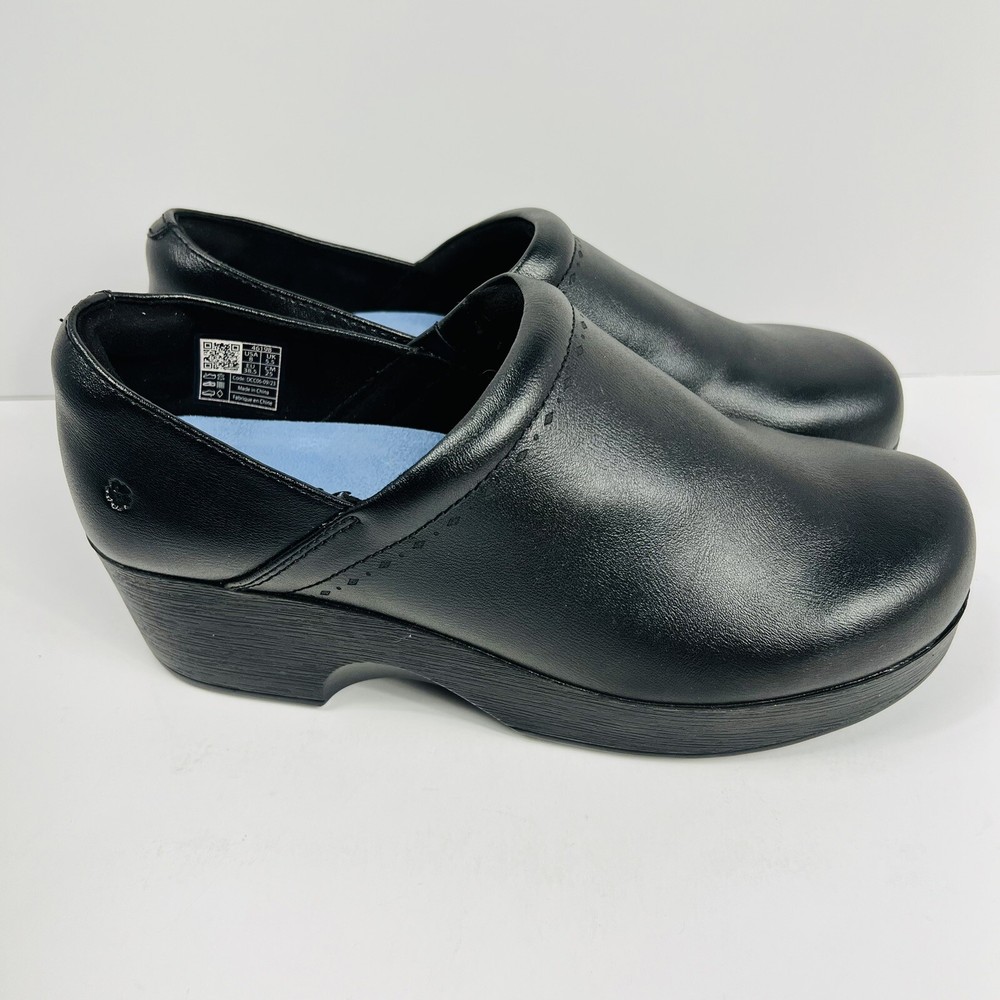 Lila Shoes For Crews Size 8 Juno Slip Resistant Clog Black Women’s NEW