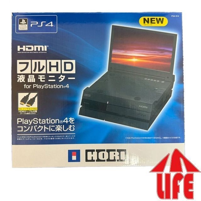 HORI Full HD LCD Compact Slim Gaming Monitor for PlayStation4 SONY HDMI PS4-014