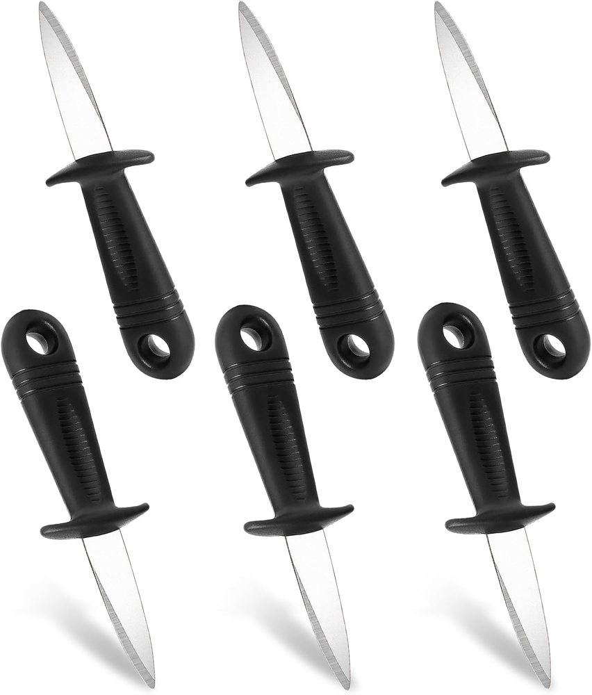 6Pcs Stainless Steel Oyster Shucking Knives for Effortless Oyster Opening