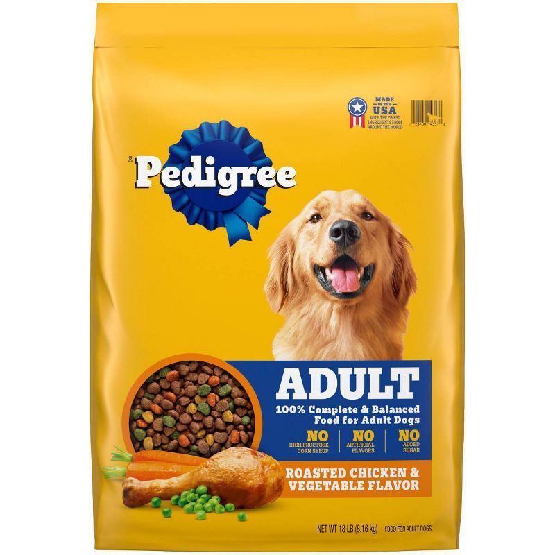 Pedigree Roasted Chicken, Rice & Vegetable Flavor Adult Dry Dog Food