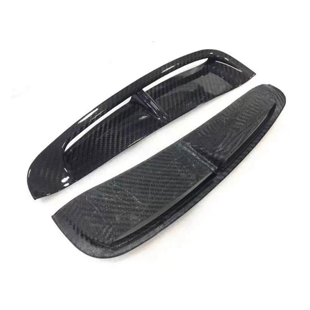 Real Carbon Fiber Side Fender Air Vent Cover Trim For Porsche Panamera 971 2017+