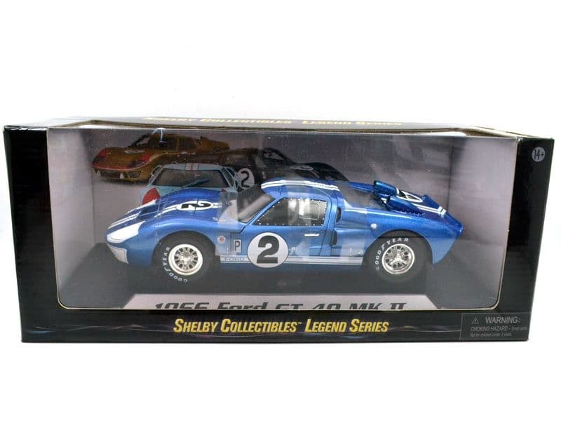 Shelby Collectibles 1966 Ford GT40 MKII #2 Blue 123141