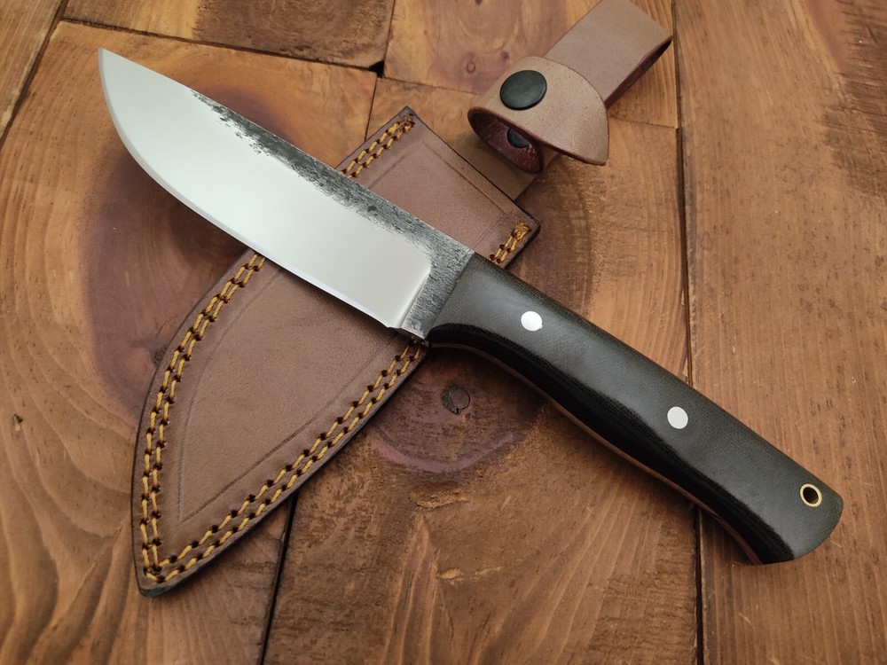 Custom 1095 Carbon Steel Skinner Knife for Camping Hunting Survival Outdoor Use