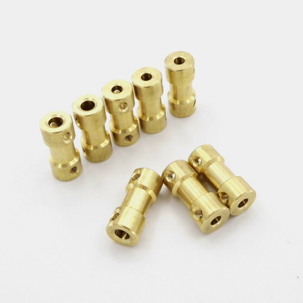 Motor Shaft Coupling Joint Coupler For RC Boat Car Robot Brass 3mm To 3.17mm New