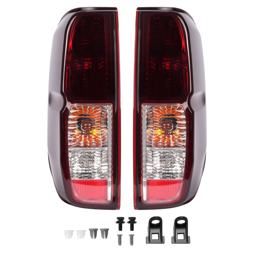 Smoked Red Tail Lights Brake Lamps for 05-21 Nissan Frontier & 09-12 Equator