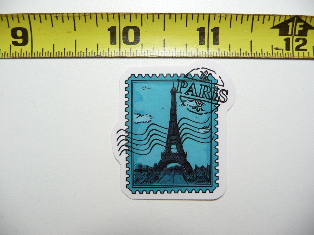 Eiffel Tower Black Small Vinyl Sticker Travel Souvenir Paris Adventure