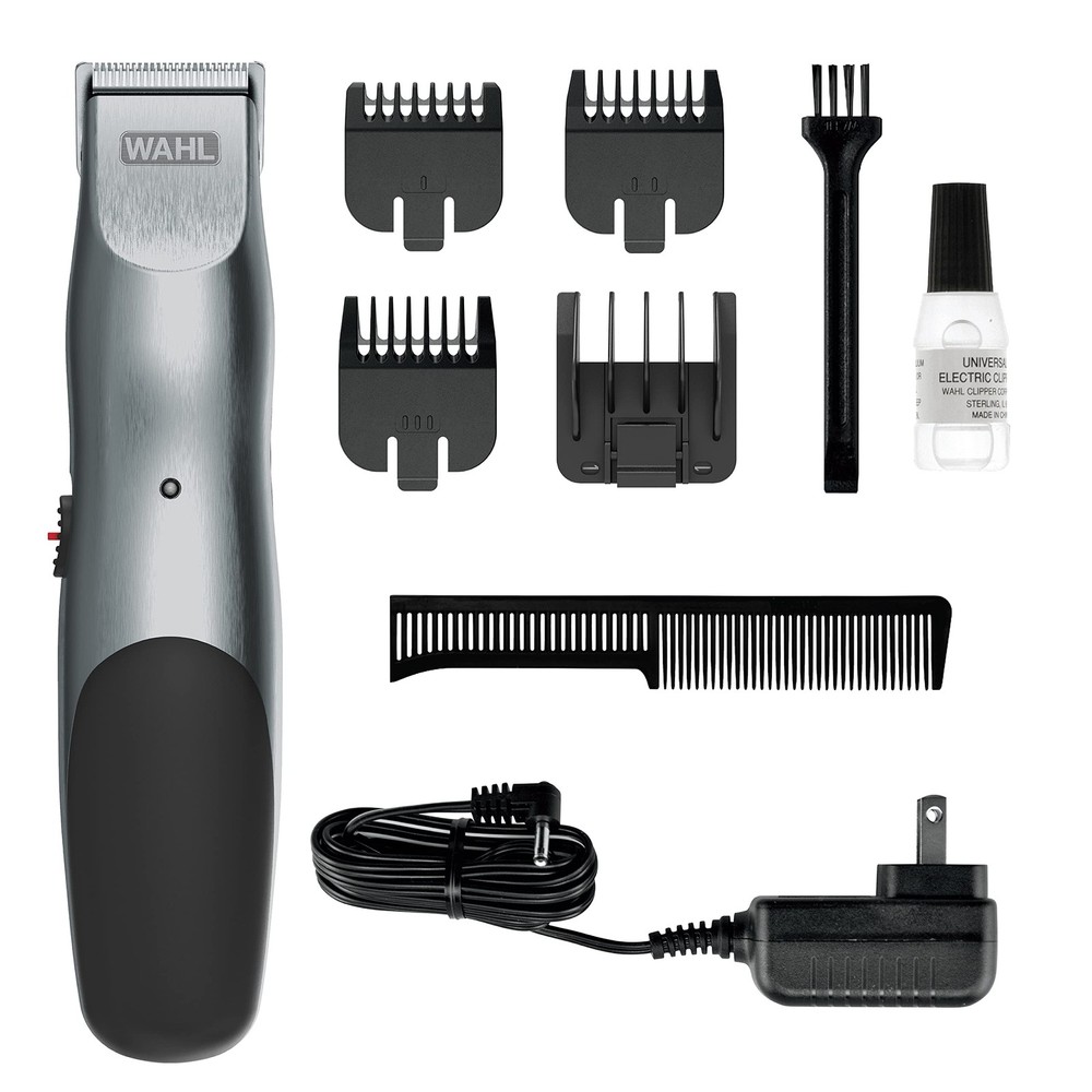Groomsman Corded or Cordless Beard Trimmer for Men - Rechargeable Grooming Ki...