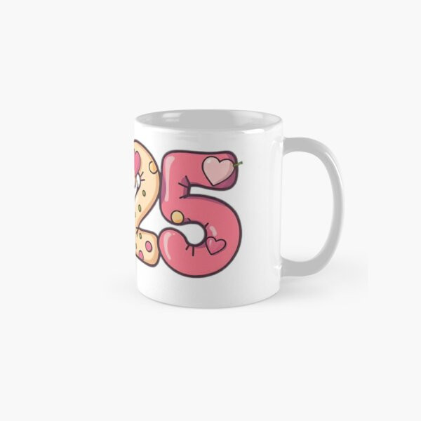 New Year 2025 Classic Mug with Cookies Gift for Family