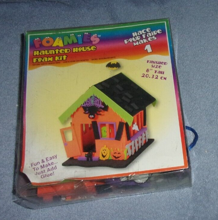 Darice Foamies Halloween Haunted House Foam Kit New in Package