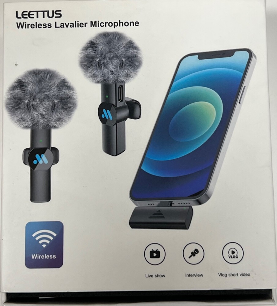 Mini Mic Pro Wireless TYPE-C for iPhone iPad Android Lavalier Microphone ...