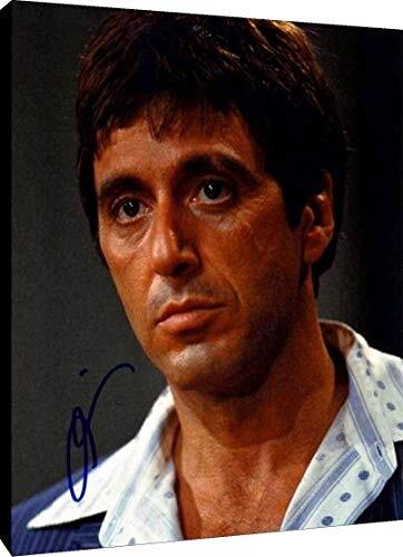Al Pacino Autograph Replica Floating Canvas Wall Art