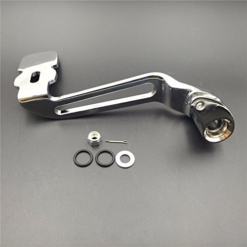 SMT Chrome Billet Hollow Rear Brake Lever Pedal for Enhanced Compatibility and Style