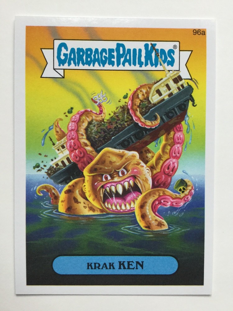 Garbage Pail Kids 2014 Series 2 Topps Sticker 96s Krak Ken Collectible