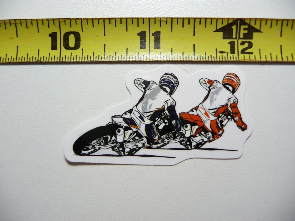 Motorcycle Sticker Decal for Track Riders and Team Vet Fans
