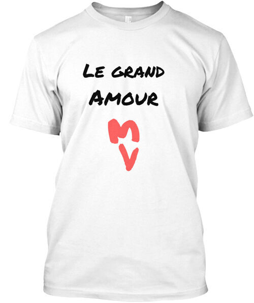 Le Grand Amour T-Shirt Made in the USA Size S to 5XL