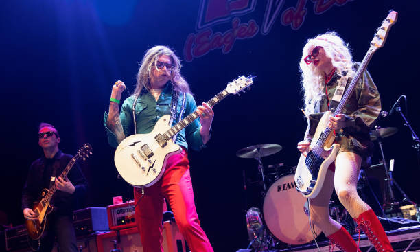 Dave Catching Jesse Hughes Jennie Vee Live with Eagles of Death Metal Photo