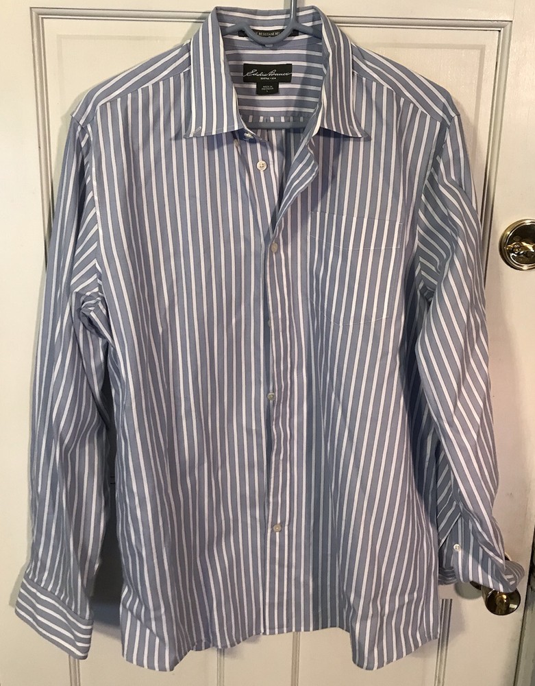 Eddie Bauer Casual Dress Shirt Men’s Large Relaxed Fit